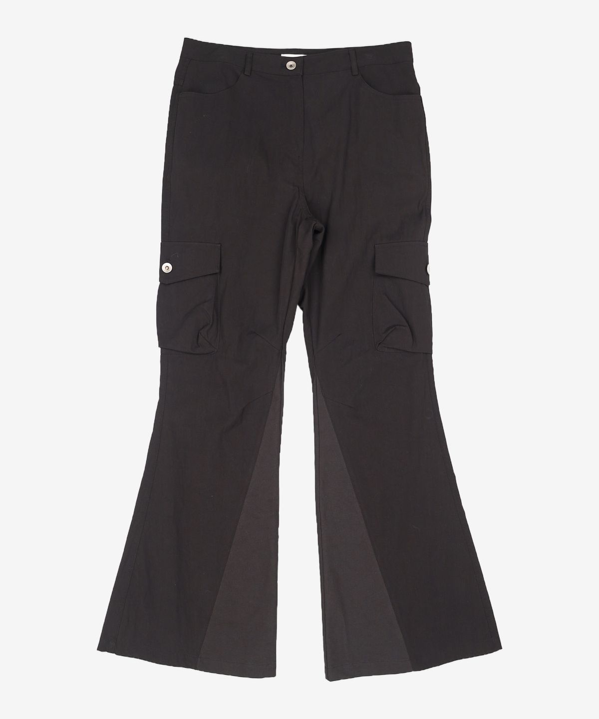 미세키서울(MISEKI SEOUL) Cotton shirring bootscut pants BLACK 3