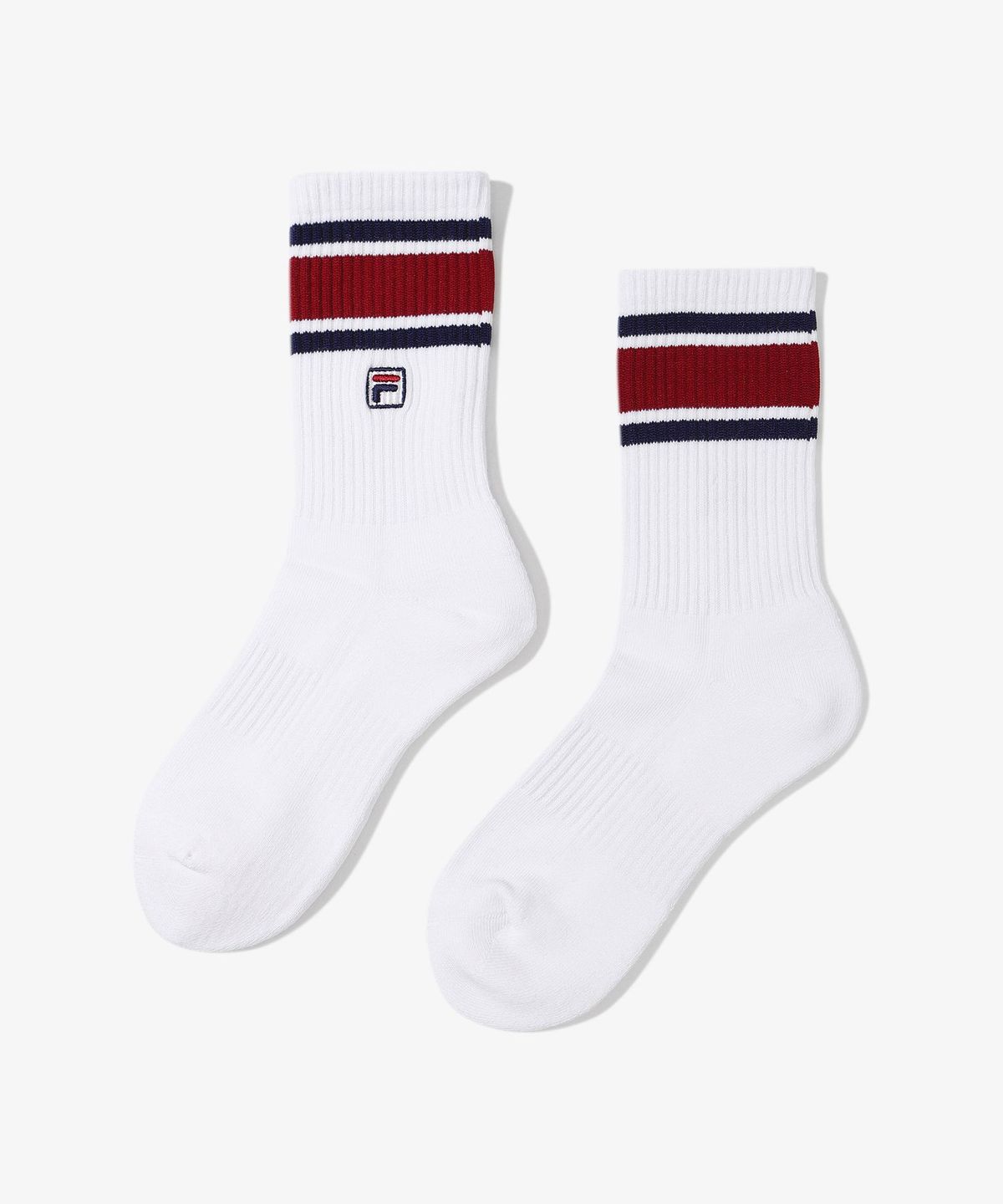 휠라(FILA) 유니 F박스 스트라이프 크루삭스(FS263SC02X003472)