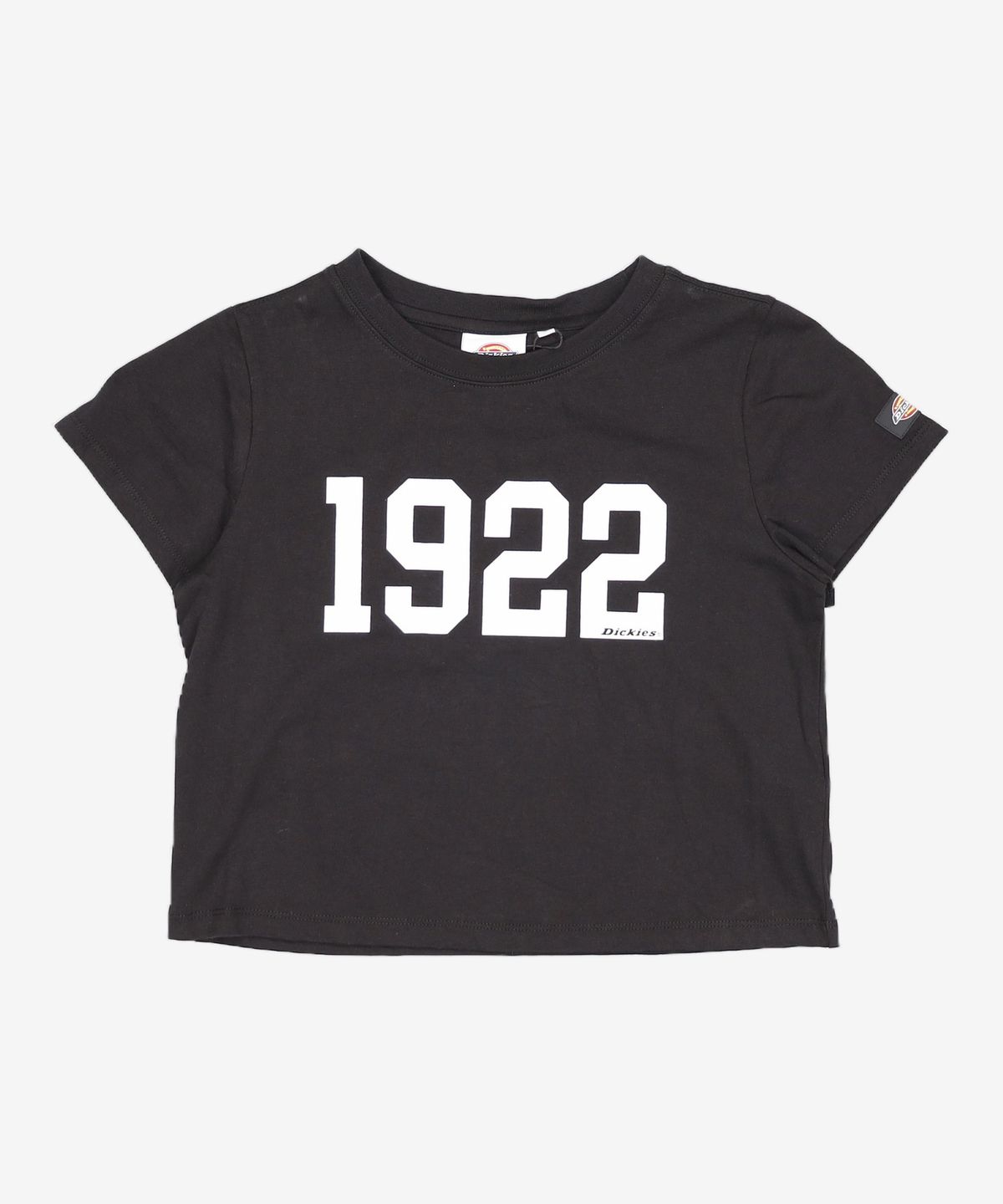 디키즈(DICKIES) 1922 크롭 티셔츠 Black S