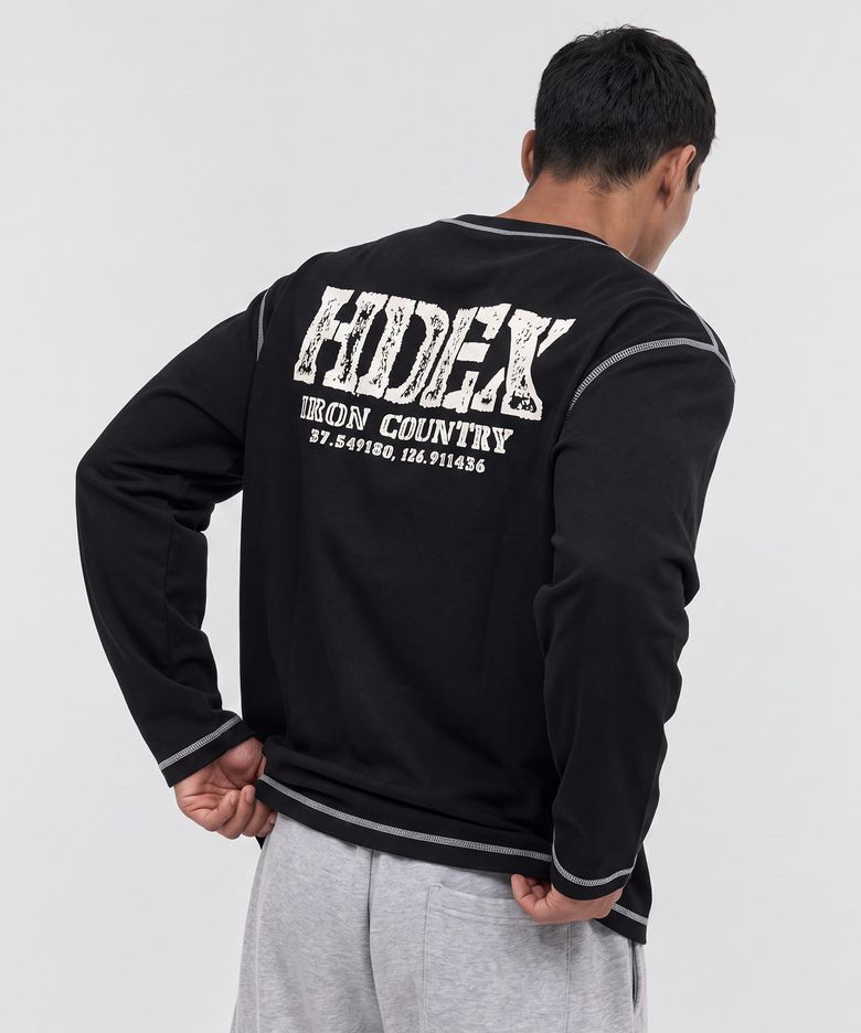 코어 자이언트핏 저지 롱 슬리브 (Black)