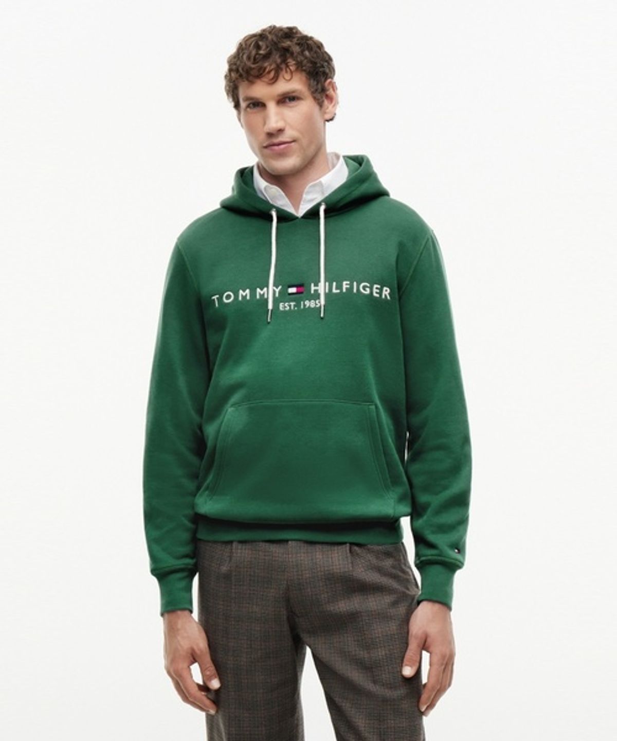 타미힐피거(TOMMY HILFIGER) [UNISEX] 코어 타미 로고 후디 (T12G7TPO850MT3L6K)