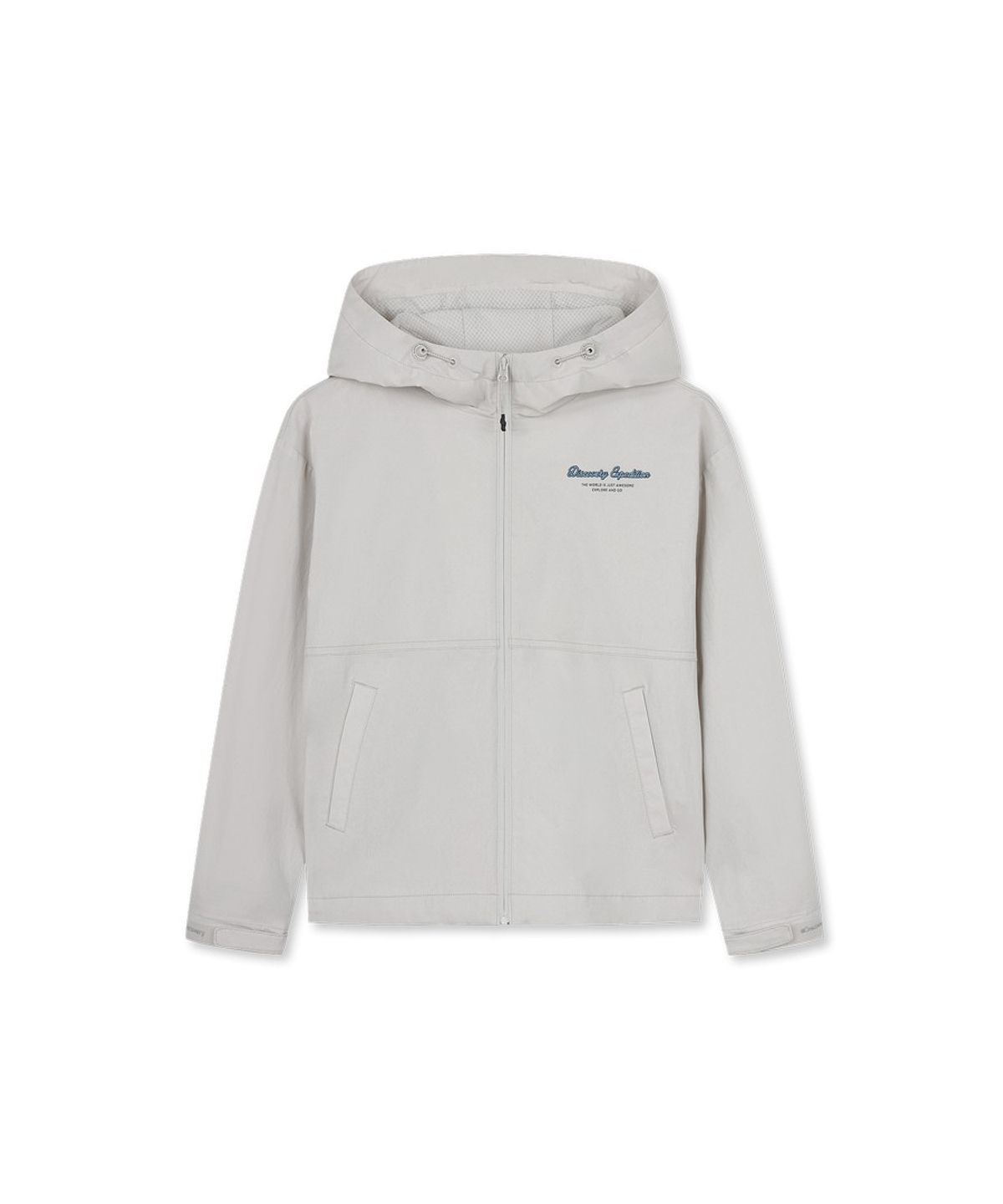 디스커버리 키즈(DISCOVERY KIDS) 키즈 스티치 우븐 바람막이 (D.Skin Beige)