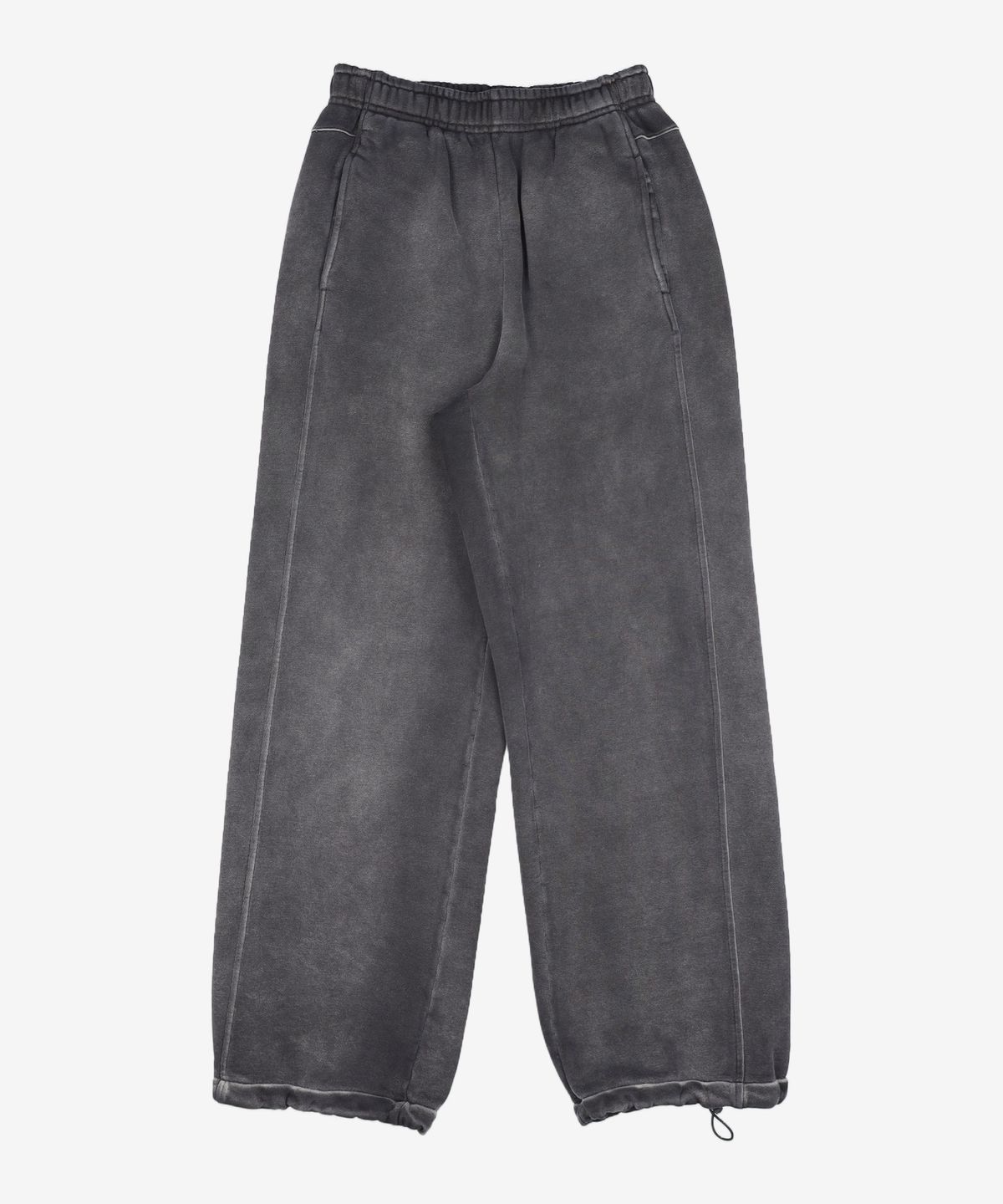네이비 카운티(NAVY COUNTY) Sulfur Dyed String Pants [Charcoal] FREE