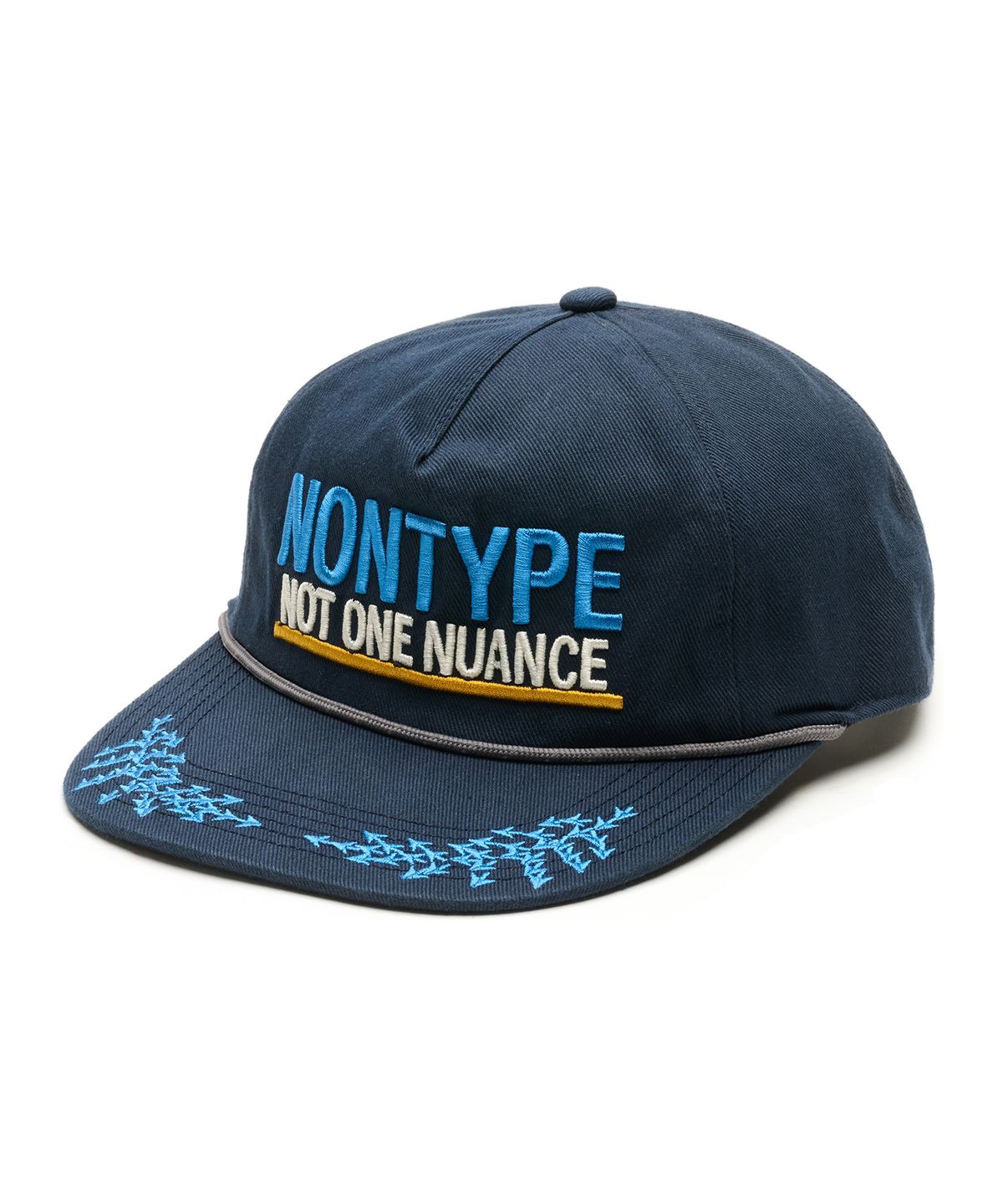 논타입(NONTYPE) ARCHIVE MESSAGE WASHED CAP (NAVY)