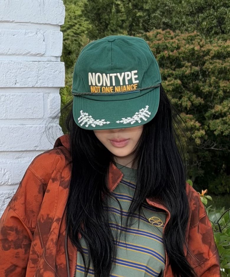 ARCHIVE MESSAGE WASHED CAP (GREEN)