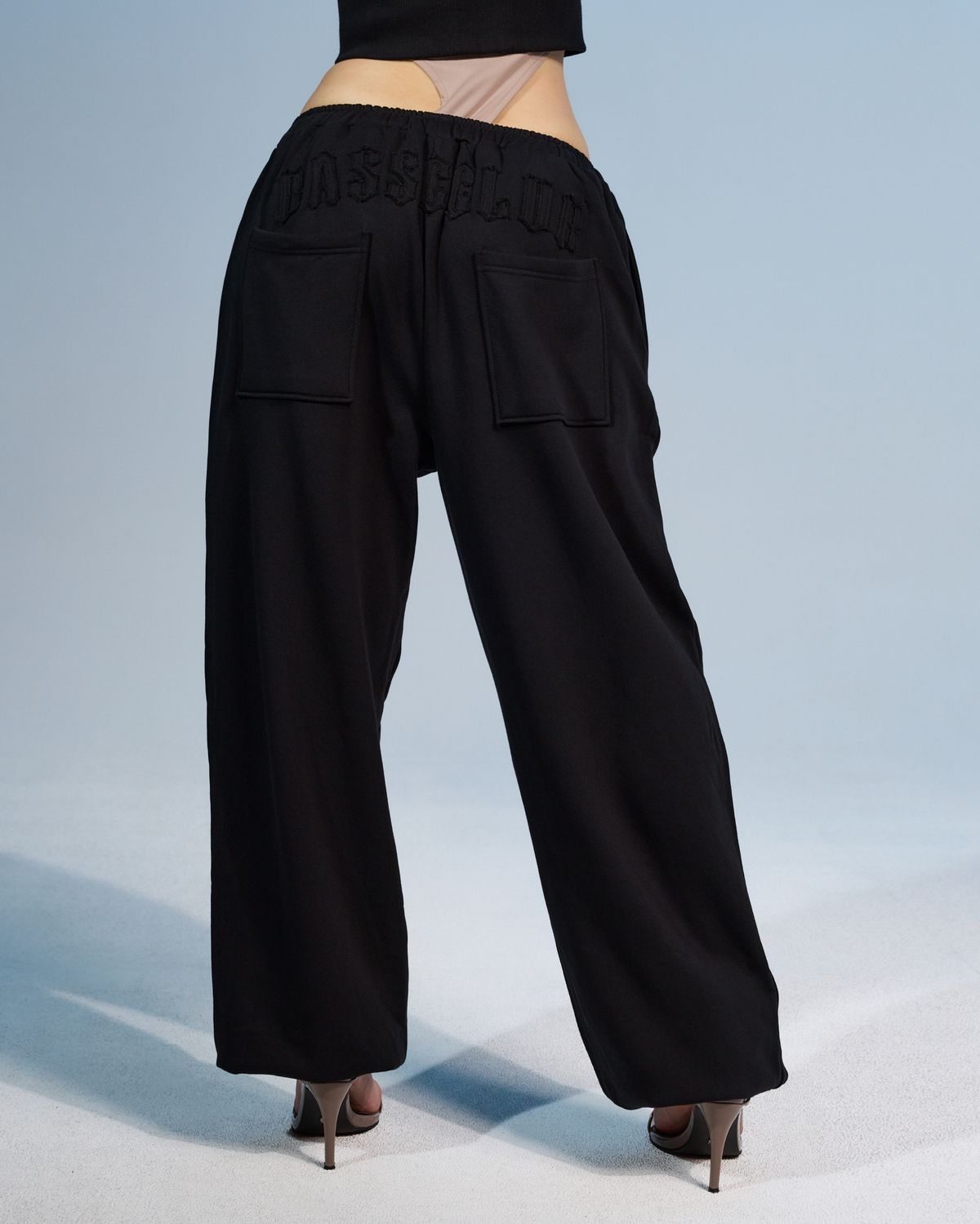 쿨시스(COOLSIS) CS BASSC WIDE JOGGER PANTS-076 (BLACK)