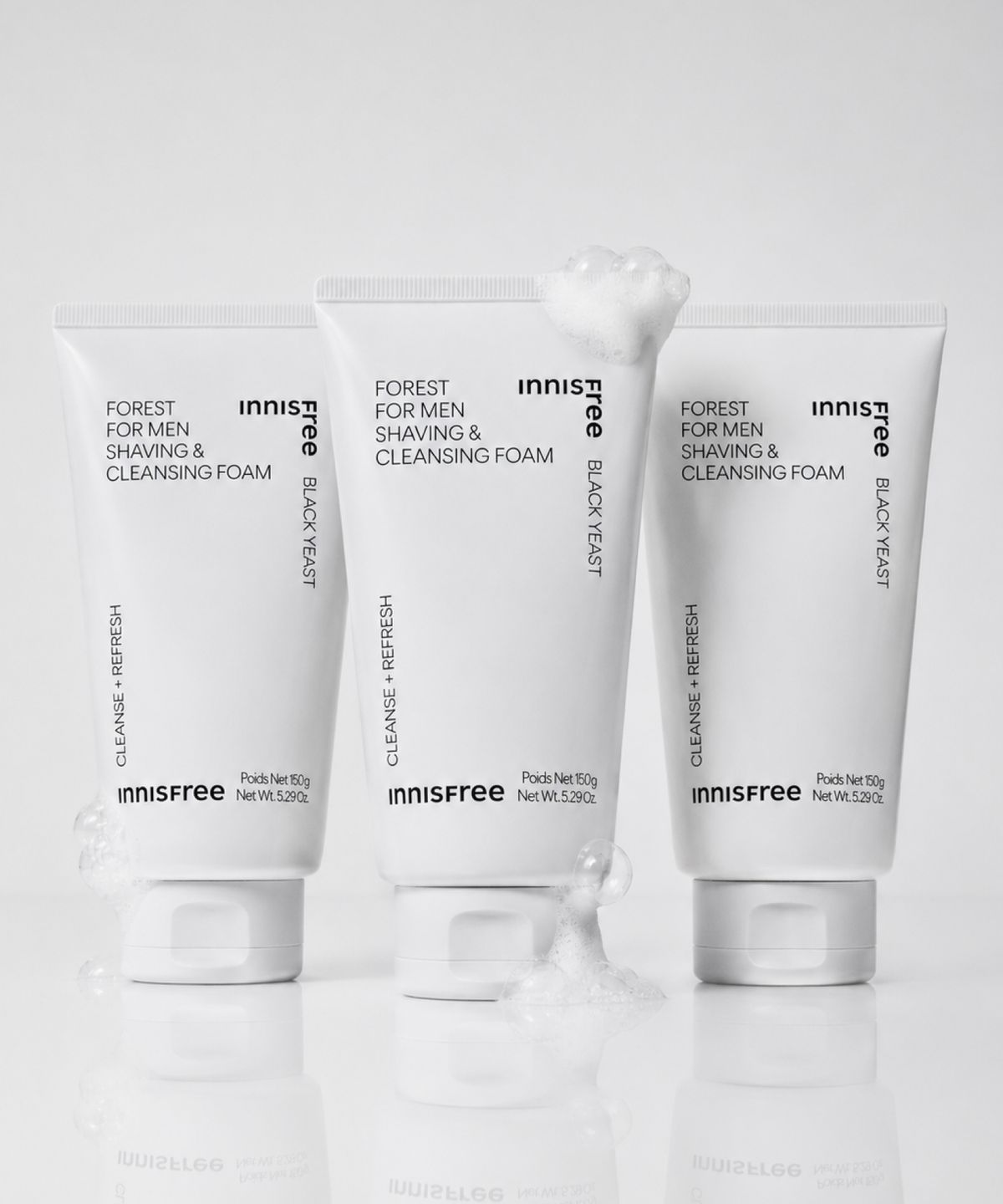 이니스프리(INNISFREE) 포레스트 포맨 쉐이빙 & 클렌징 폼 150g 3개