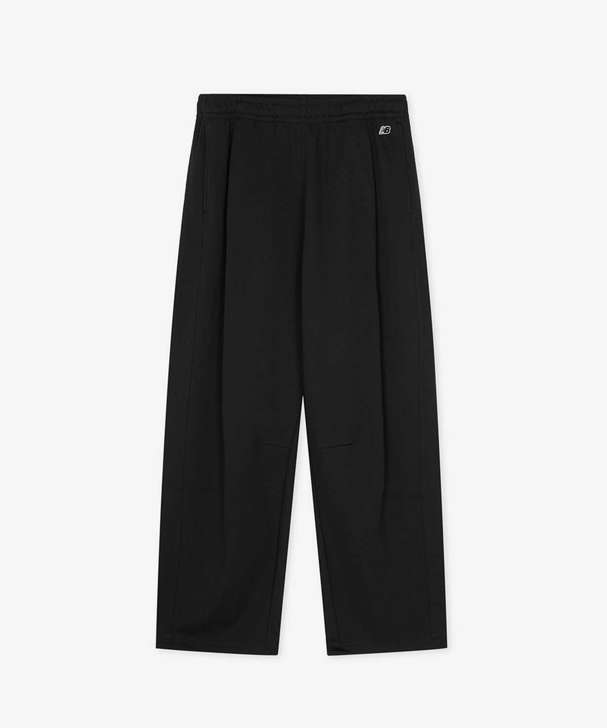 뉴발란스(NEW BALANCE) NBMLG41833 / UNI 에센셜 클래식 사이드턱 오버와이드 팬츠 (BLACK)