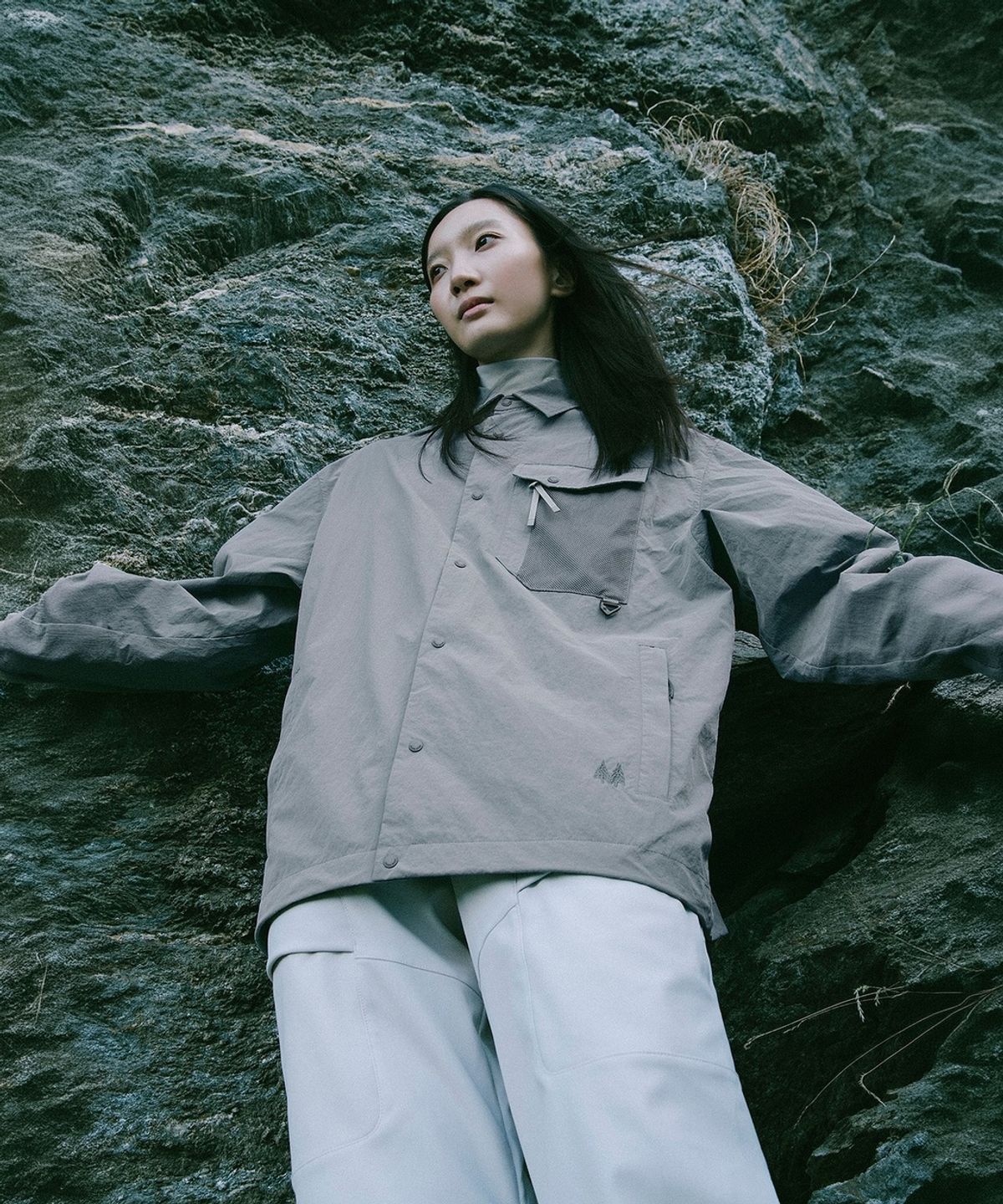 코오롱스포츠(KOLON SPORT) 하이킹 셔츠 재킷 JWSXA26301GRY