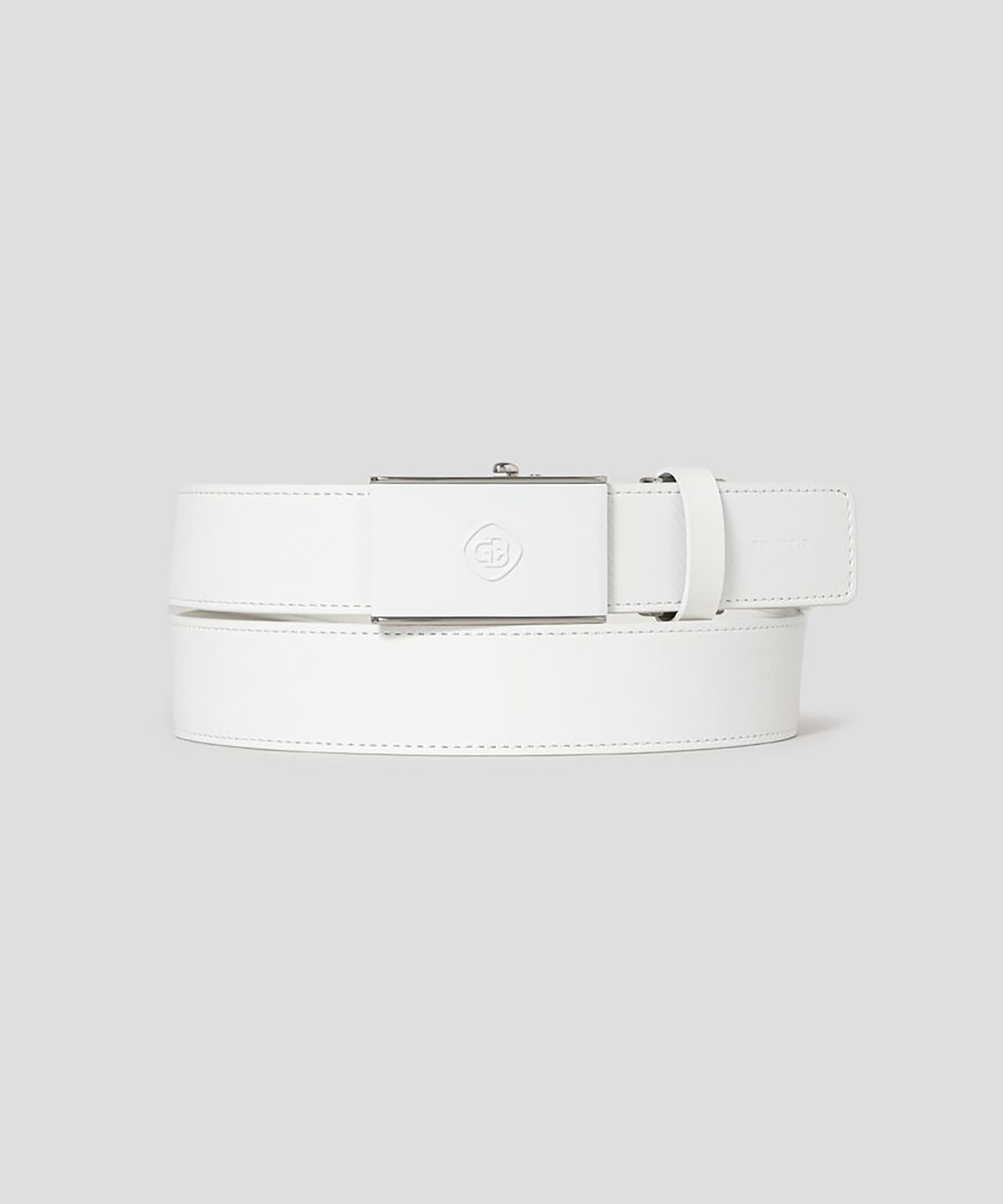 빈폴 액세서리(BEANPOLE ACCESSORY) 남성 벨트(자동 버클) - 화이트