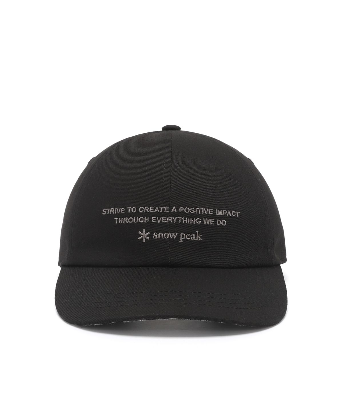 스노우피크 어패럴(SNOWPEAK APPAREL) 체크포인트 클랜드 볼캡 (S26FUFBC31) Black