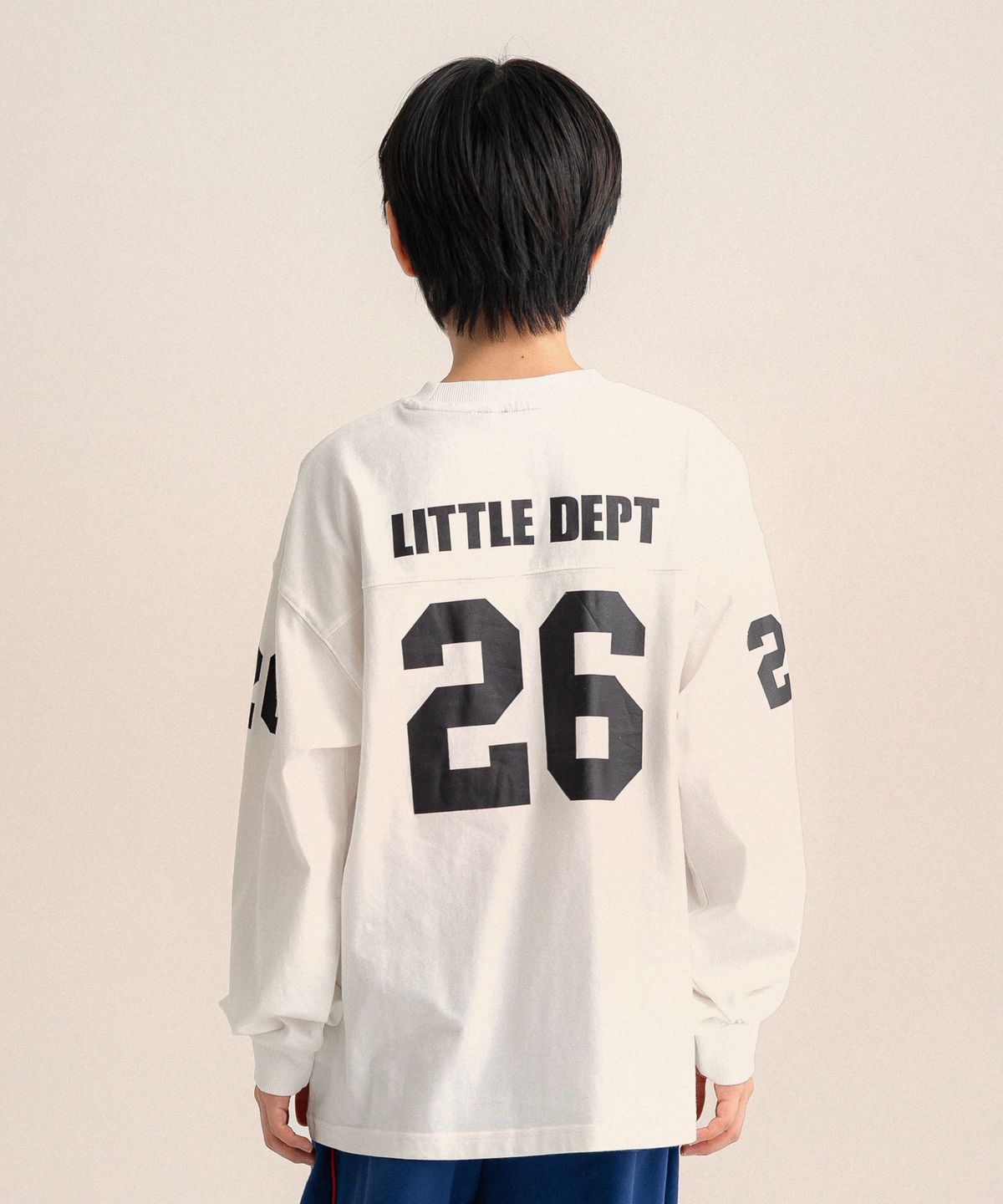 리틀뎁(LITTLE DEPT) 넘버링 티셔츠 White