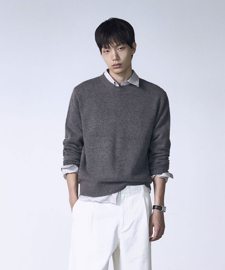 폭스 블렌디드 크루넥 스웨터 6color