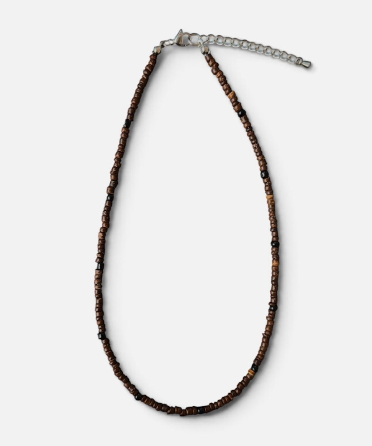 셉텐벌5(SEPTEMBER5) BLACK MIX WOOD NECKLACE