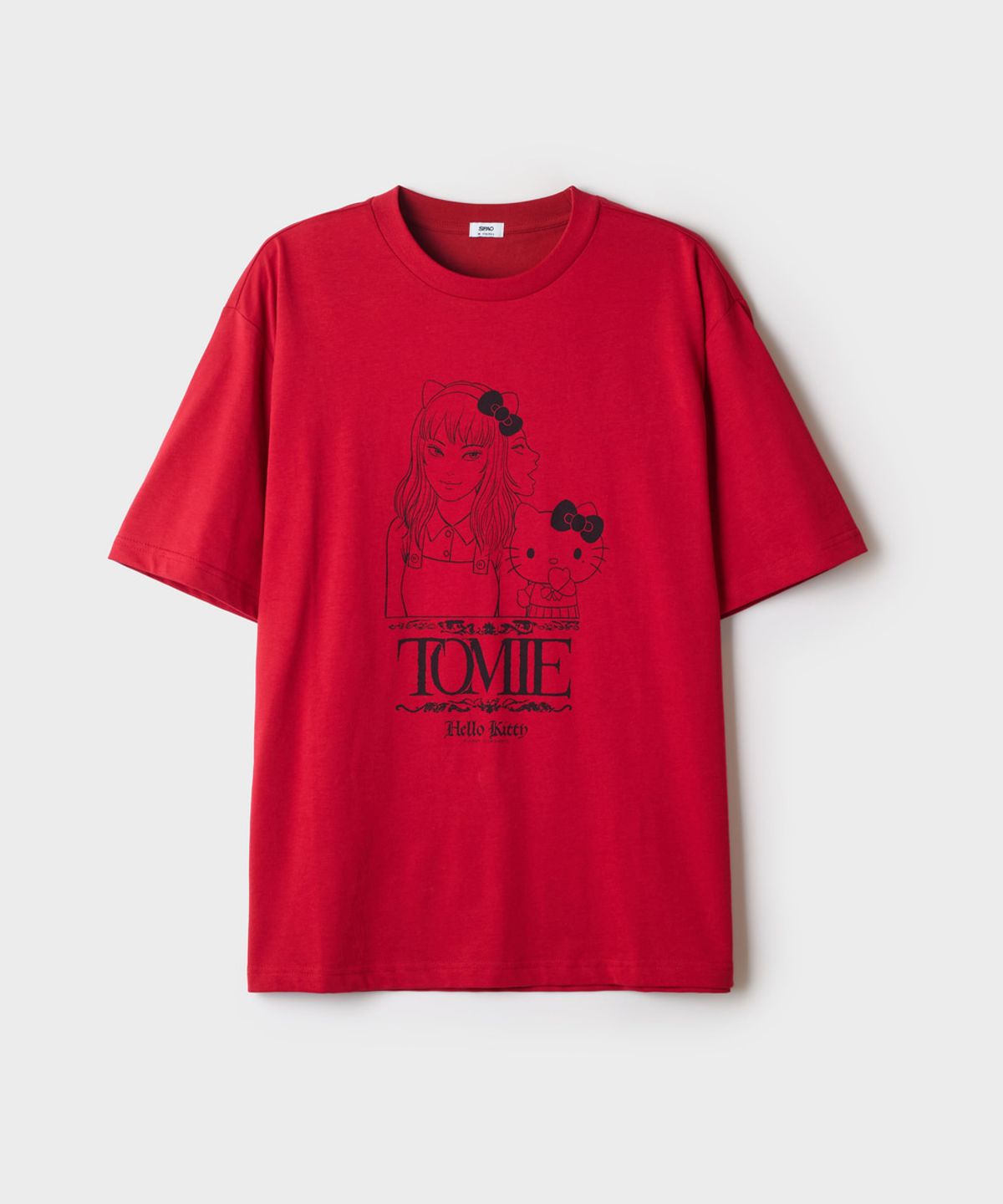 스파오(SPAO) [산리오X이토준지] 반팔 티셔츠(Red)_SPRLG49U04