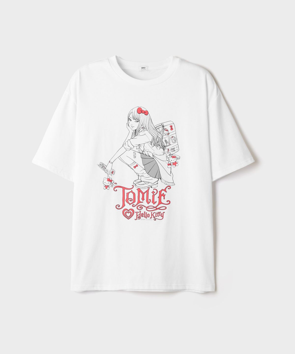스파오(SPAO) [산리오X이토준지] 반팔 티셔츠(White)_SPRLG49U04