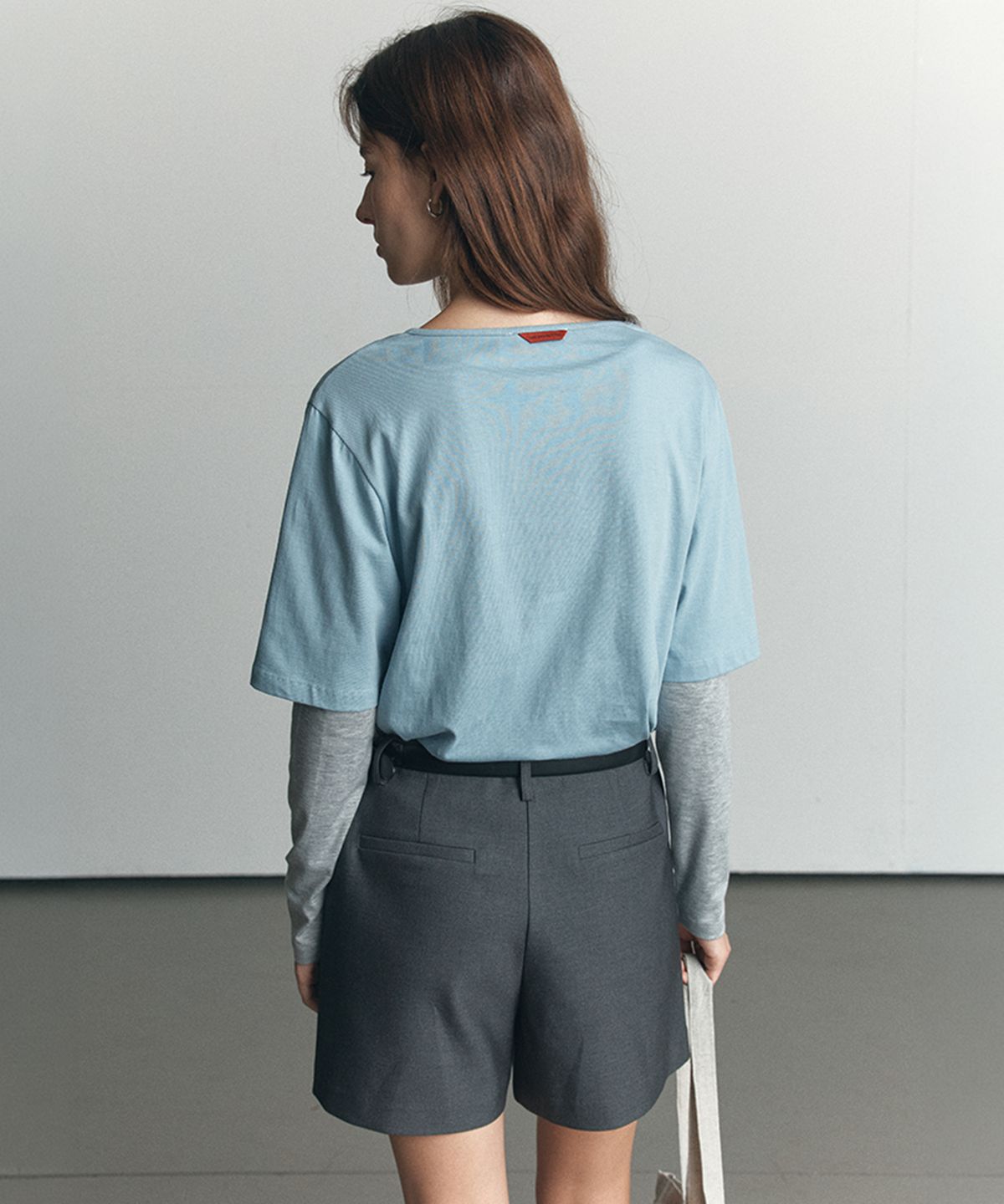 노운베러(KNOWNBETTER) Soft basic half sleeve T-shirt [KNFW06TS08]_Blue