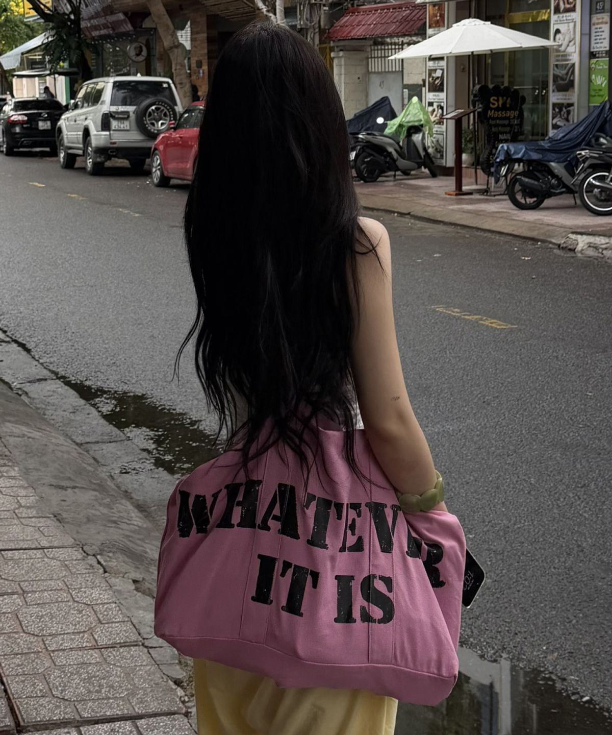 로긴 앤 로지(ROGIN N ROSIE) Whatever It Is Big Bag Baby Pink