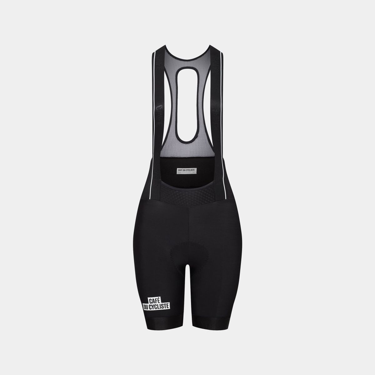 카페 드 사이클리스트(CAFE DU CYCLISTE) 세실 레이스 기모 빕숏 블랙 여성
