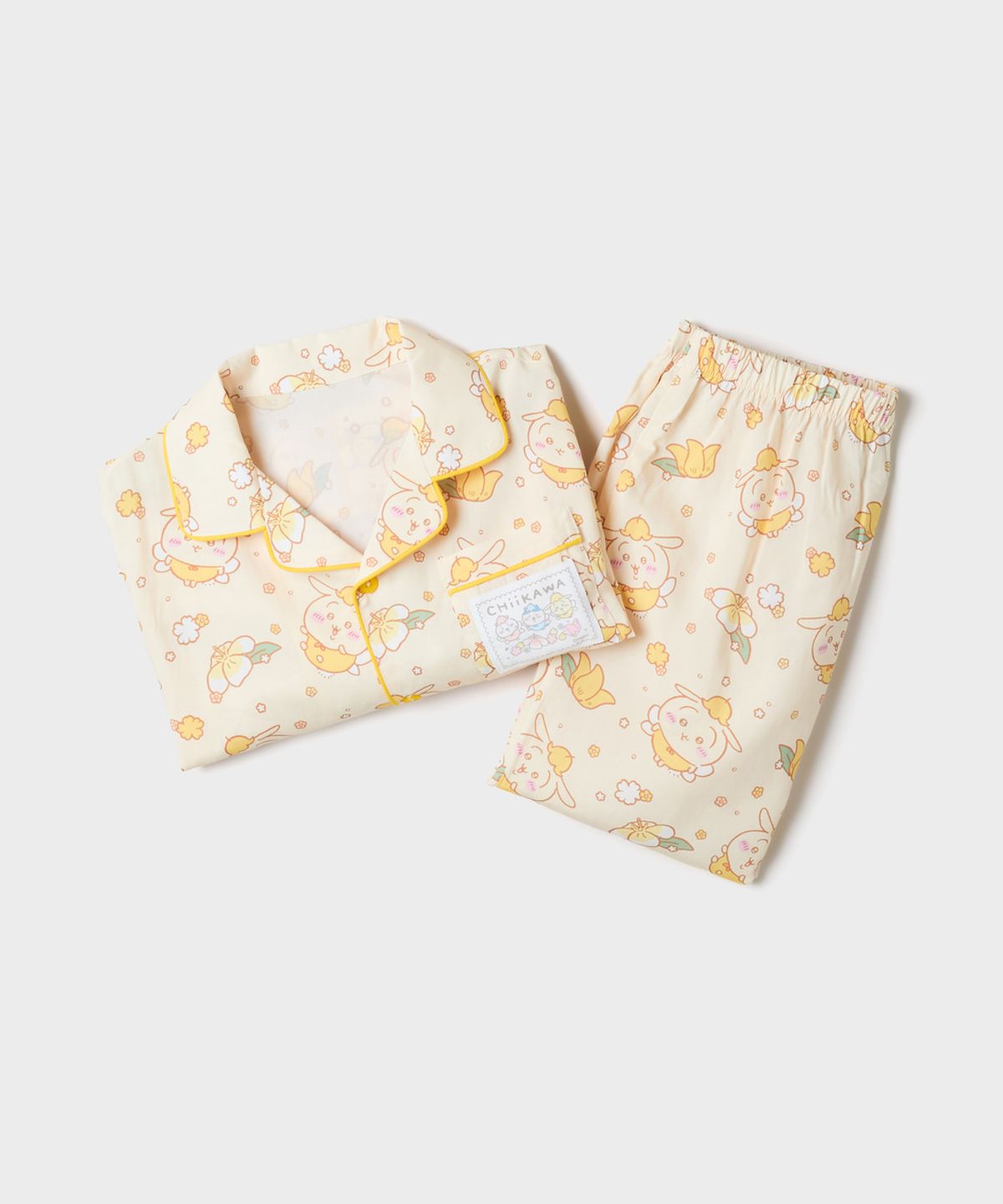 스파오 키즈(SPAO KIDS) [키즈] (먼작귀) 긴팔 파자마(Yellow)_SPPPG49KU5