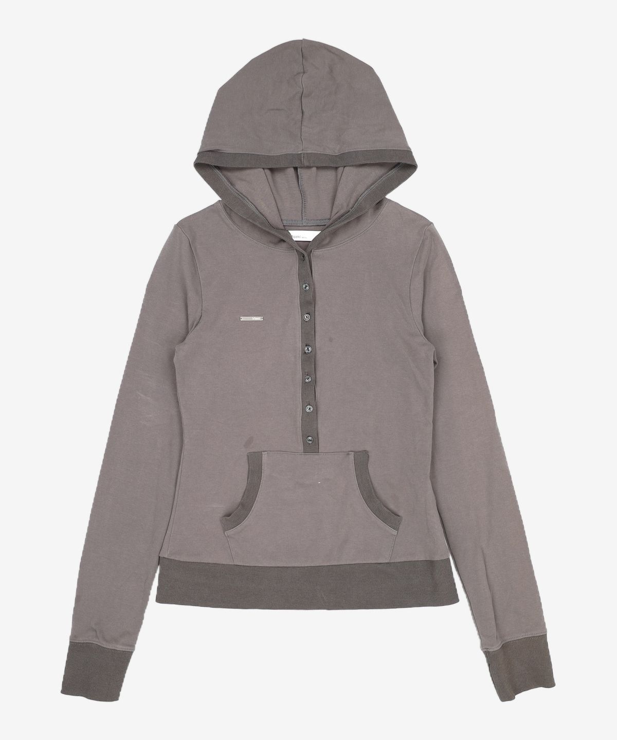 미세키서울(MISEKI SEOUL) Fitted hoodie long sleeves CHARCOAL S