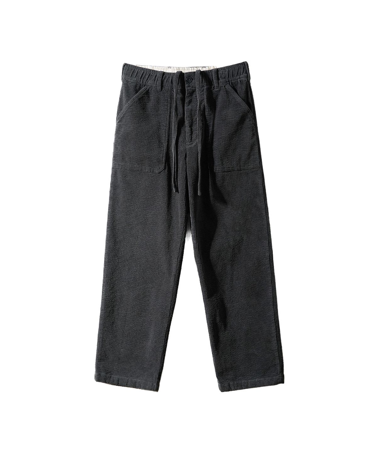 홀리선(HORLISUN) Cove Corduroy Loose Pants Charcoal