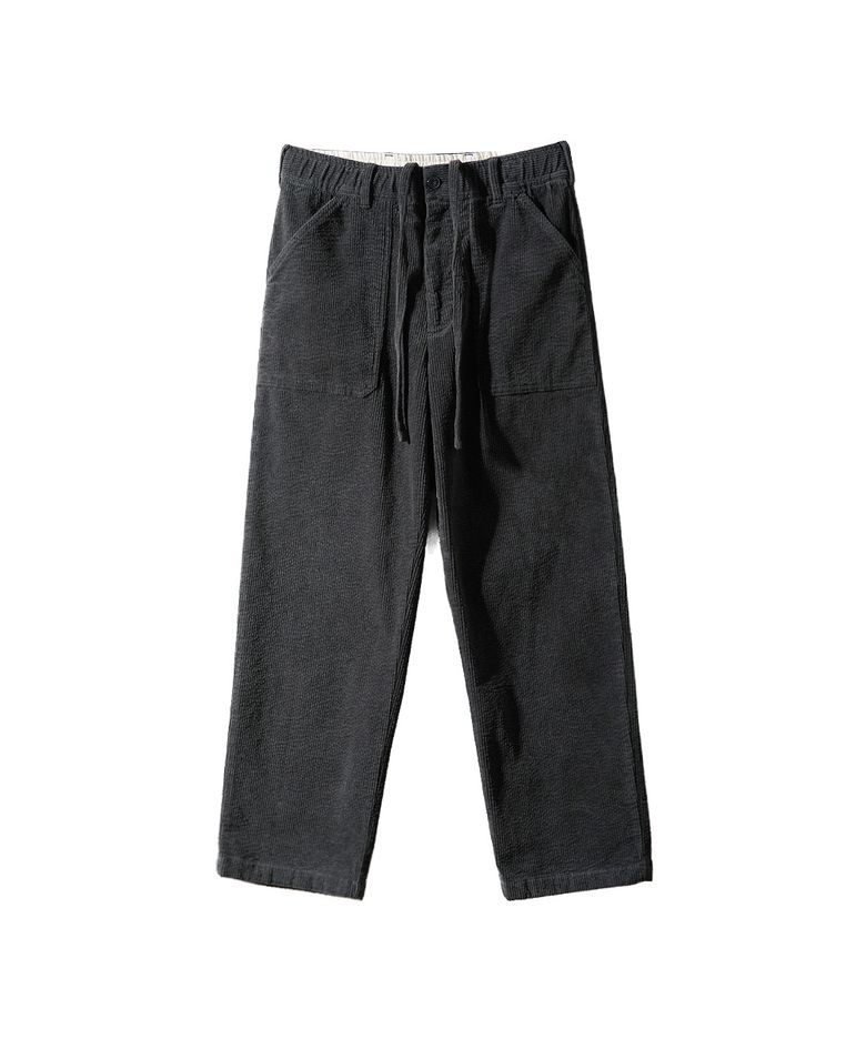 Cove Corduroy Loose Pants Charcoal
