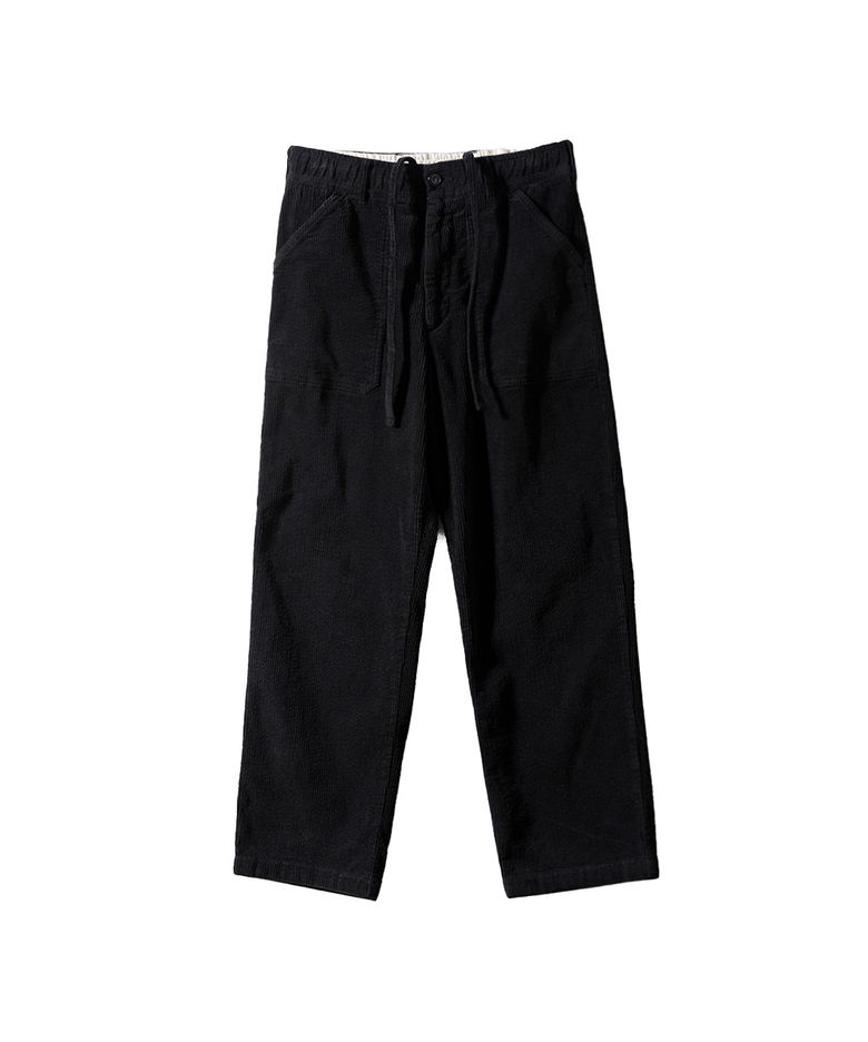 Cove Corduroy Loose Pants Black
