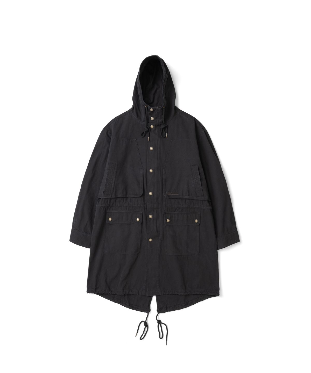 더콜디스트모먼트(THECOLDESTMOMENT) TCM logo snap field jacket (black)