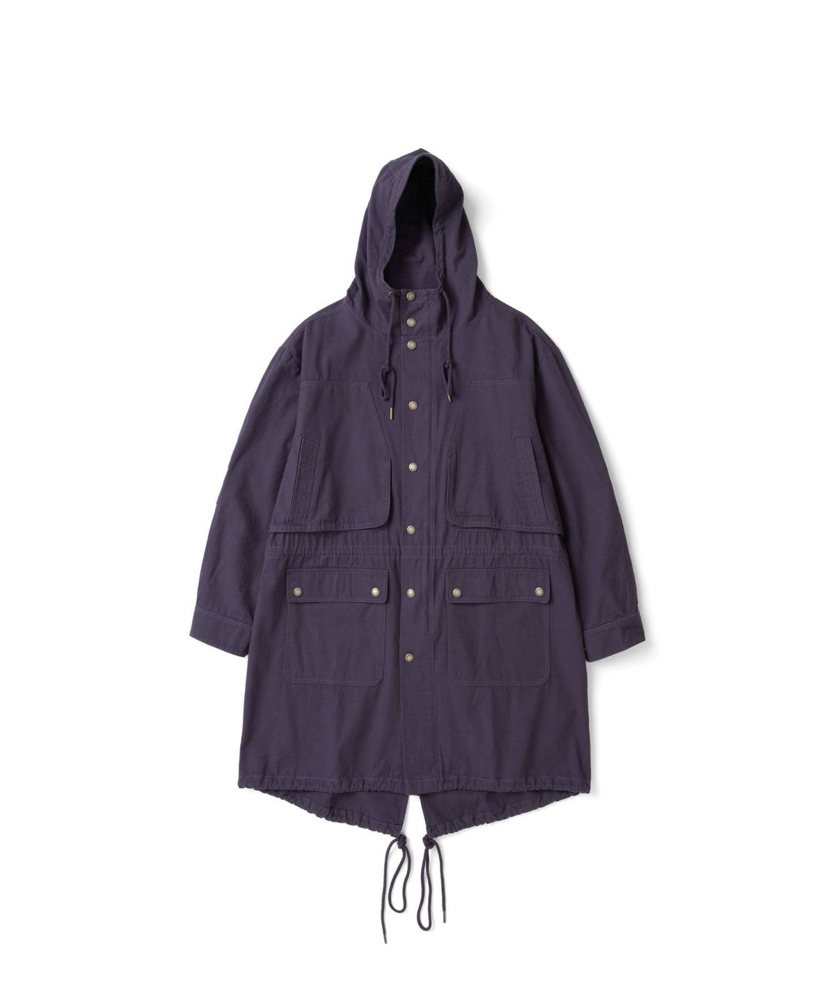 더콜디스트모먼트(THECOLDESTMOMENT) TCM logo snap field jacket (deep purple)