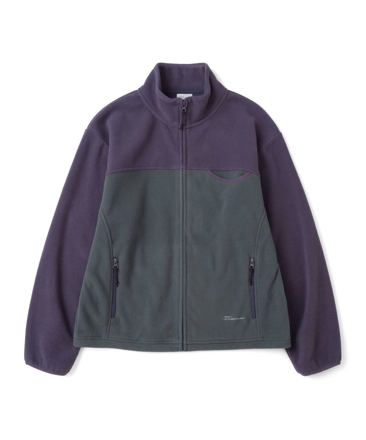 더콜디스트모먼트(THECOLDESTMOMENT) TCM two tone fleece jacket (charcoal)
