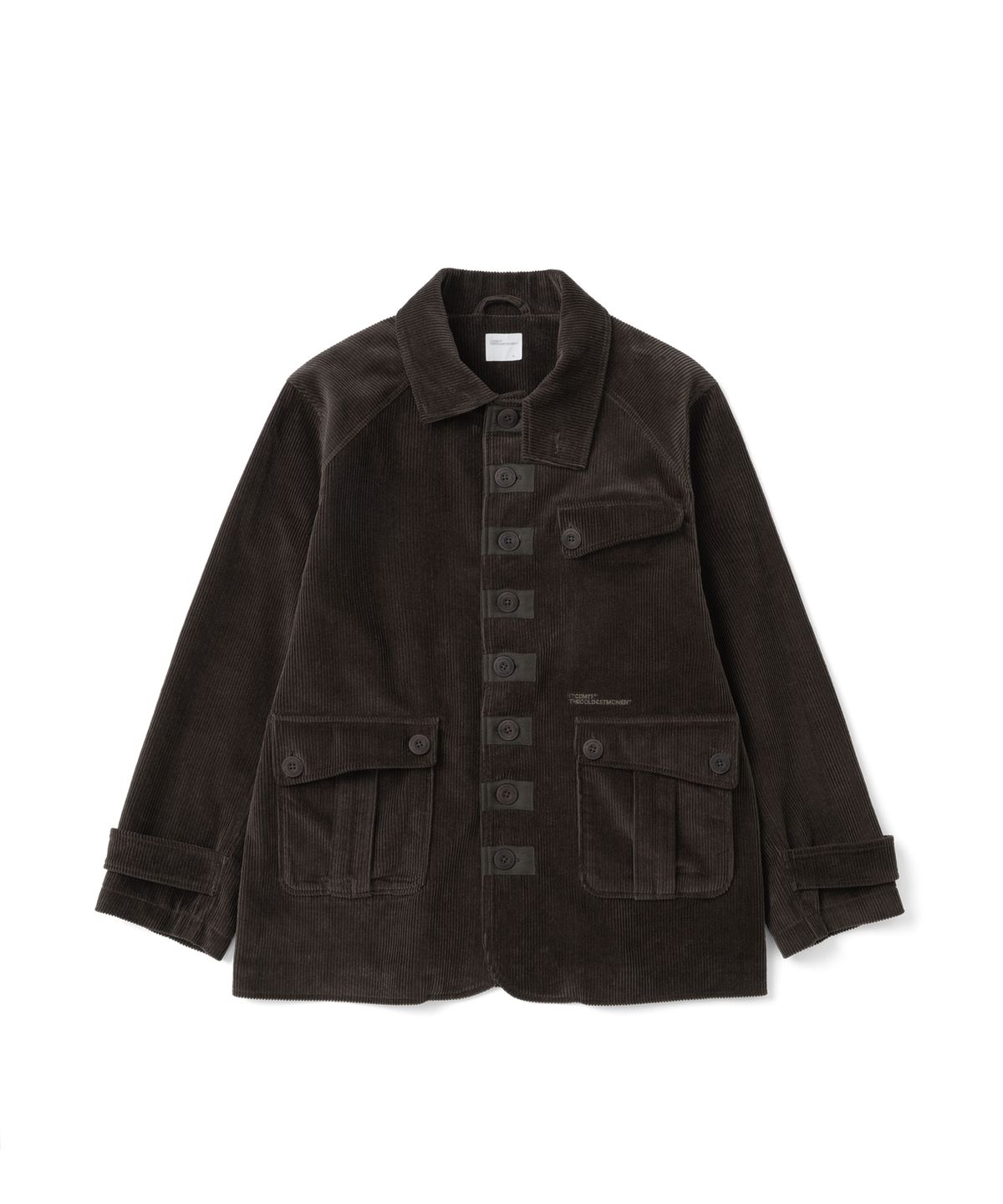 더콜디스트모먼트(THECOLDESTMOMENT) TCM corduroy button half coat (vintage brown)