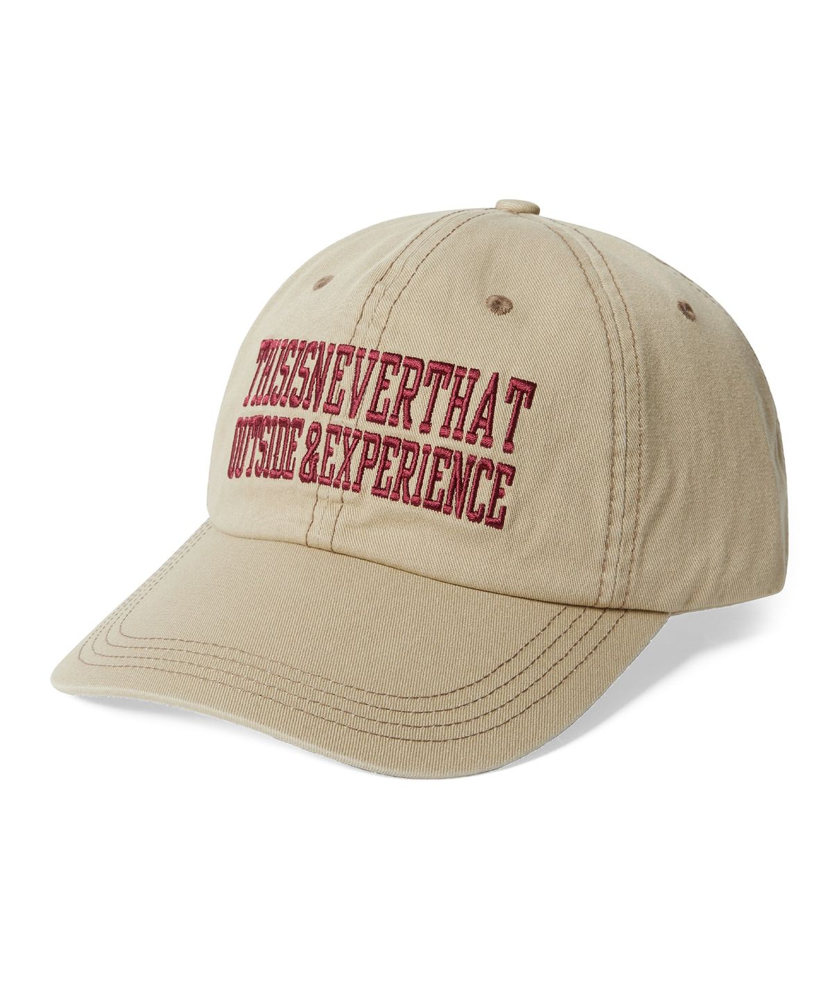 디스이즈네버댓(THISISNEVERTHAT) Outside Cap Beige