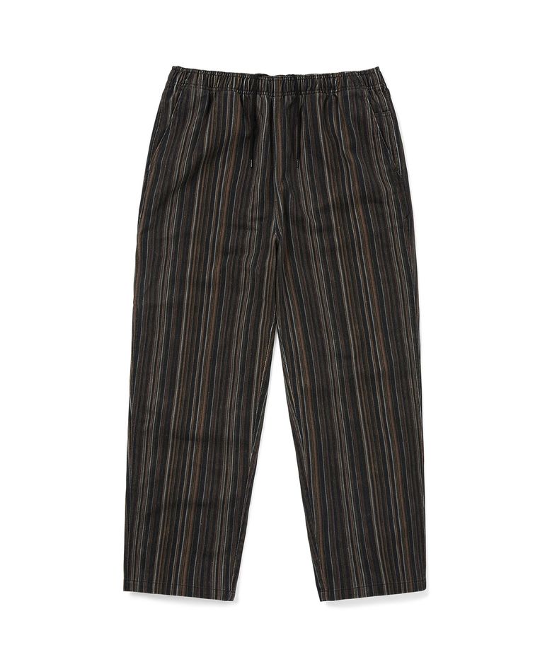 Striped Flow Pant Black