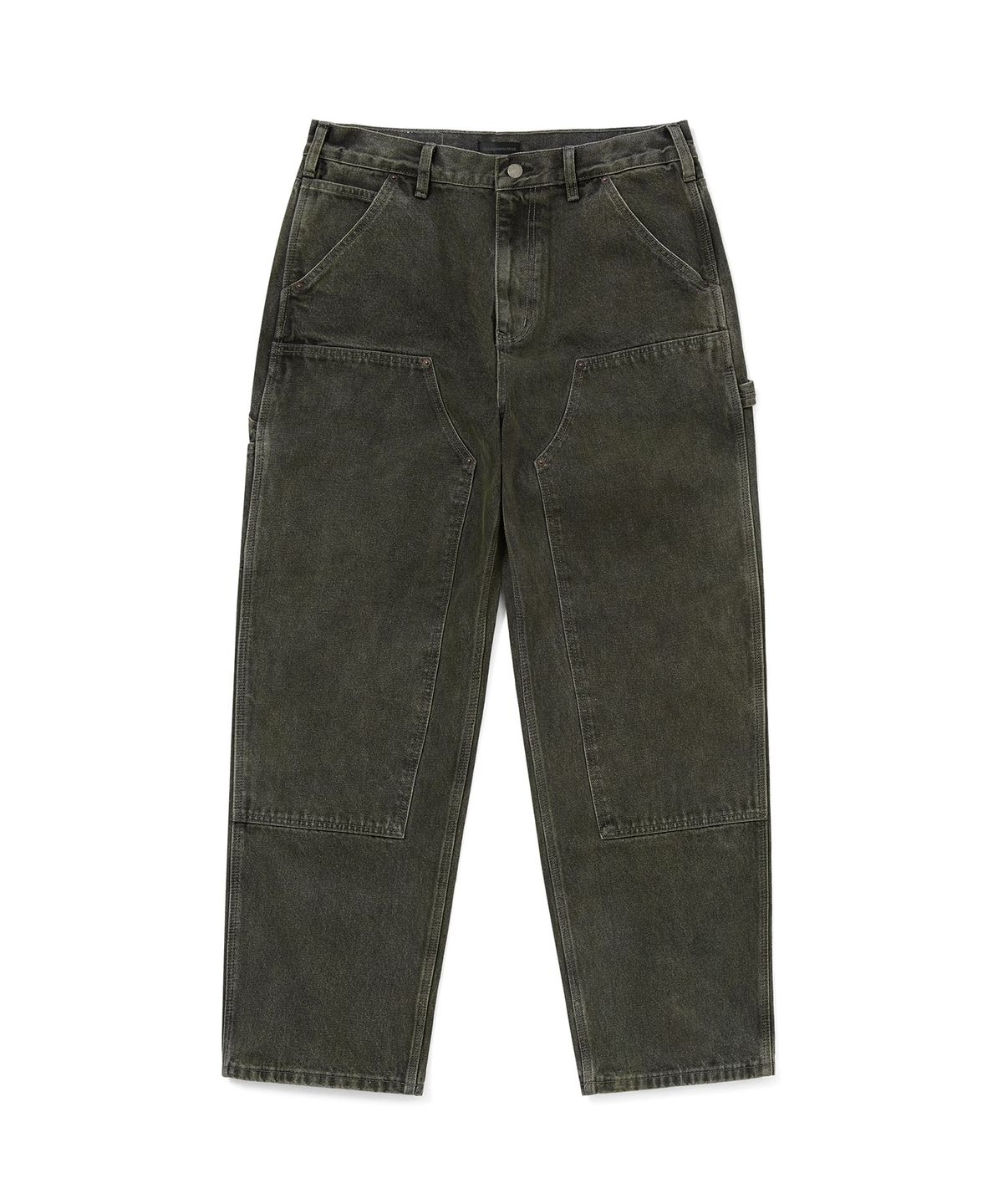 디스이즈네버댓(THISISNEVERTHAT) Denim Double Knee Pant Olive
