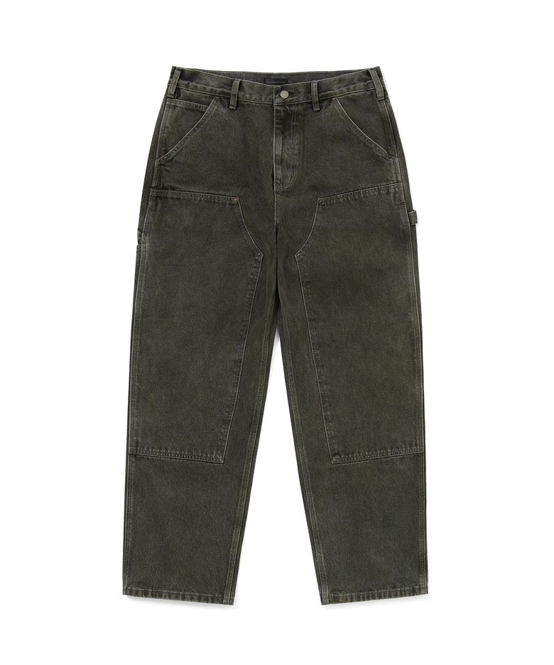 Denim Double Knee Pant Olive