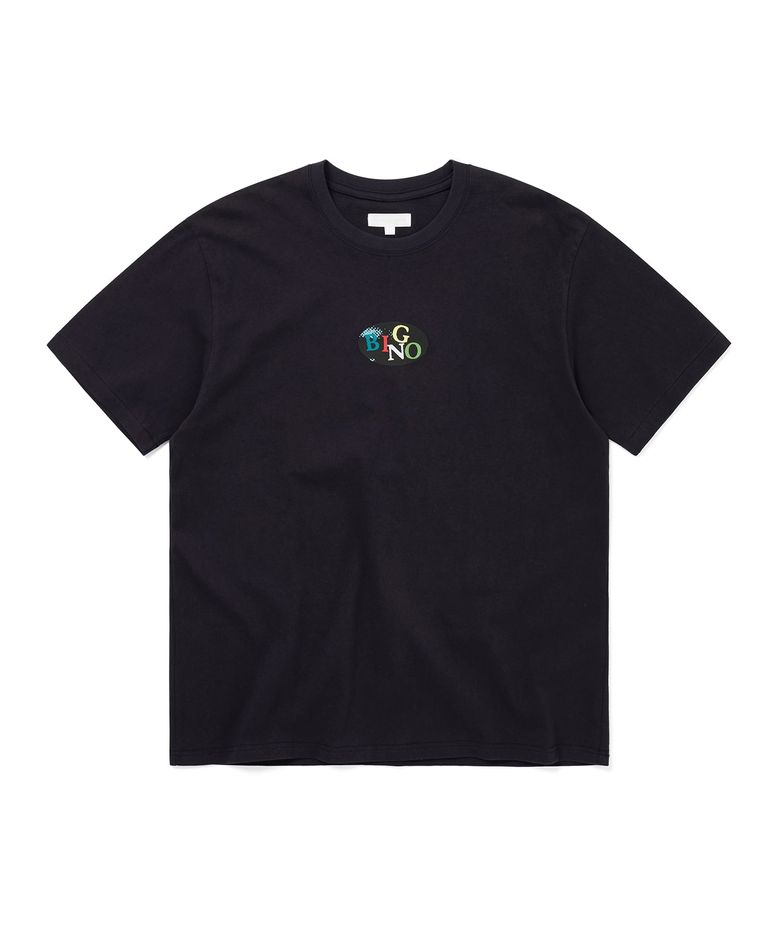 Bingo Doggy Tee Damaged Black