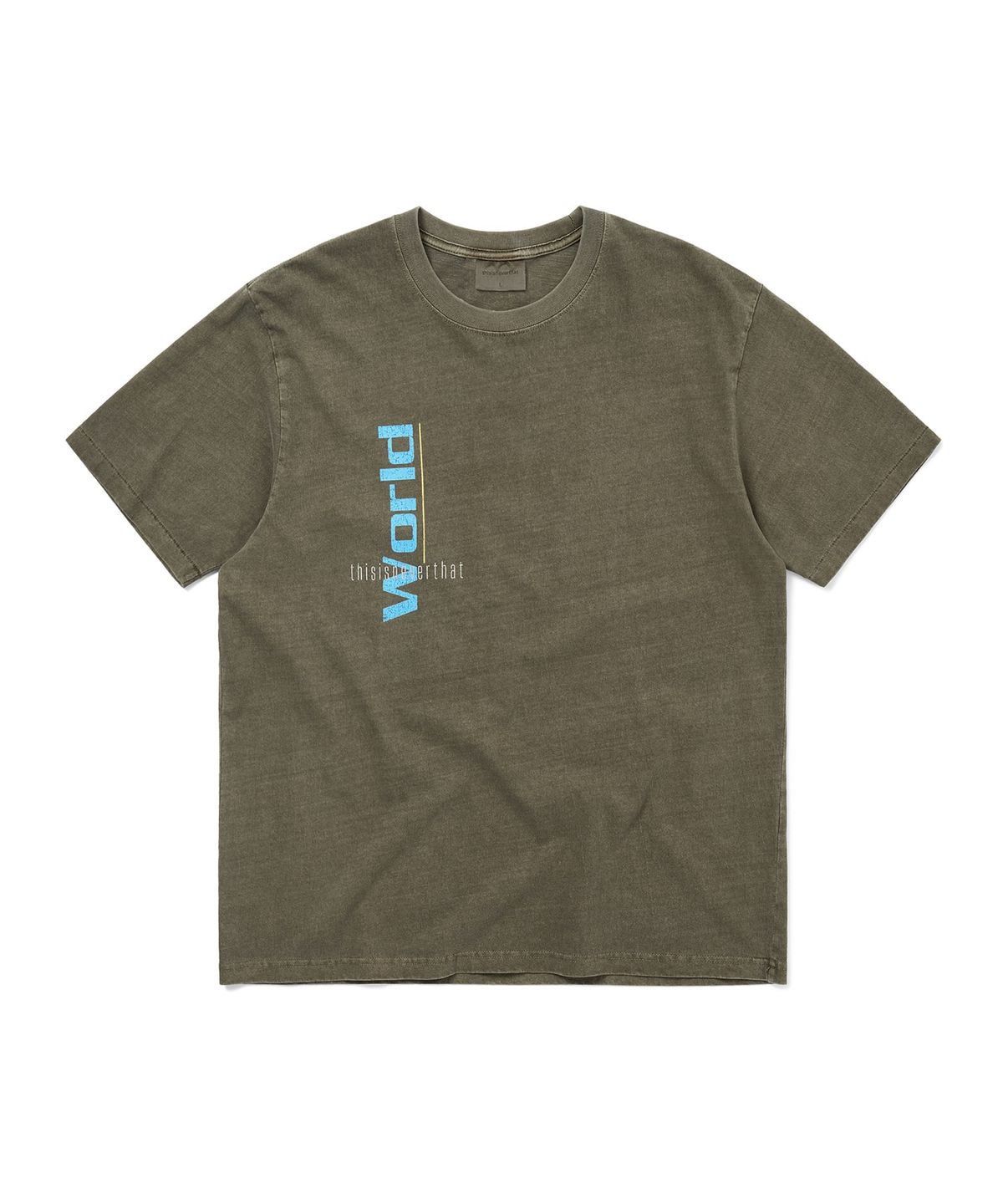 디스이즈네버댓(THISISNEVERTHAT) From the World Tee Mud