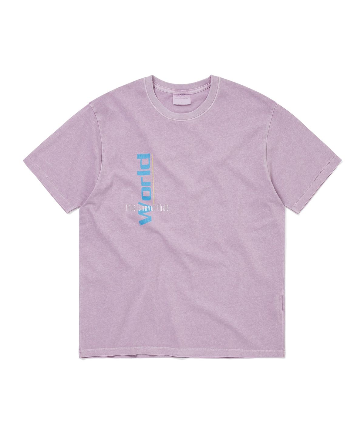 디스이즈네버댓(THISISNEVERTHAT) From the World Tee Plum