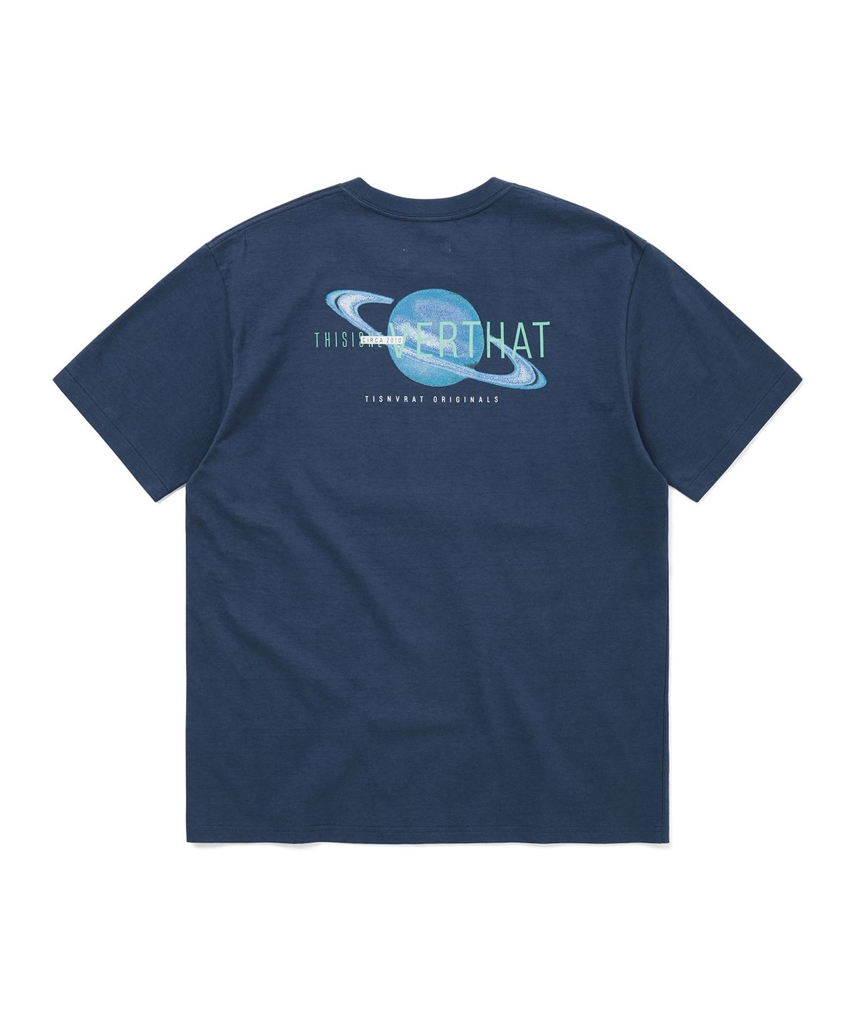 디스이즈네버댓(THISISNEVERTHAT) Saturn Tee Deep Water