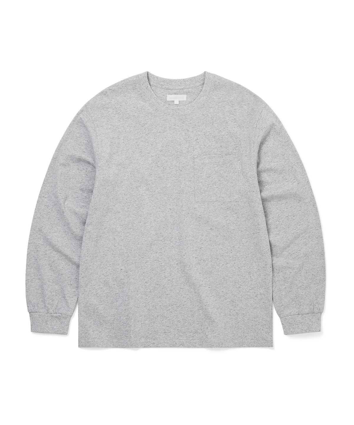 디스이즈네버댓(THISISNEVERTHAT) Basic Pocket L/S Tee Heather Grey