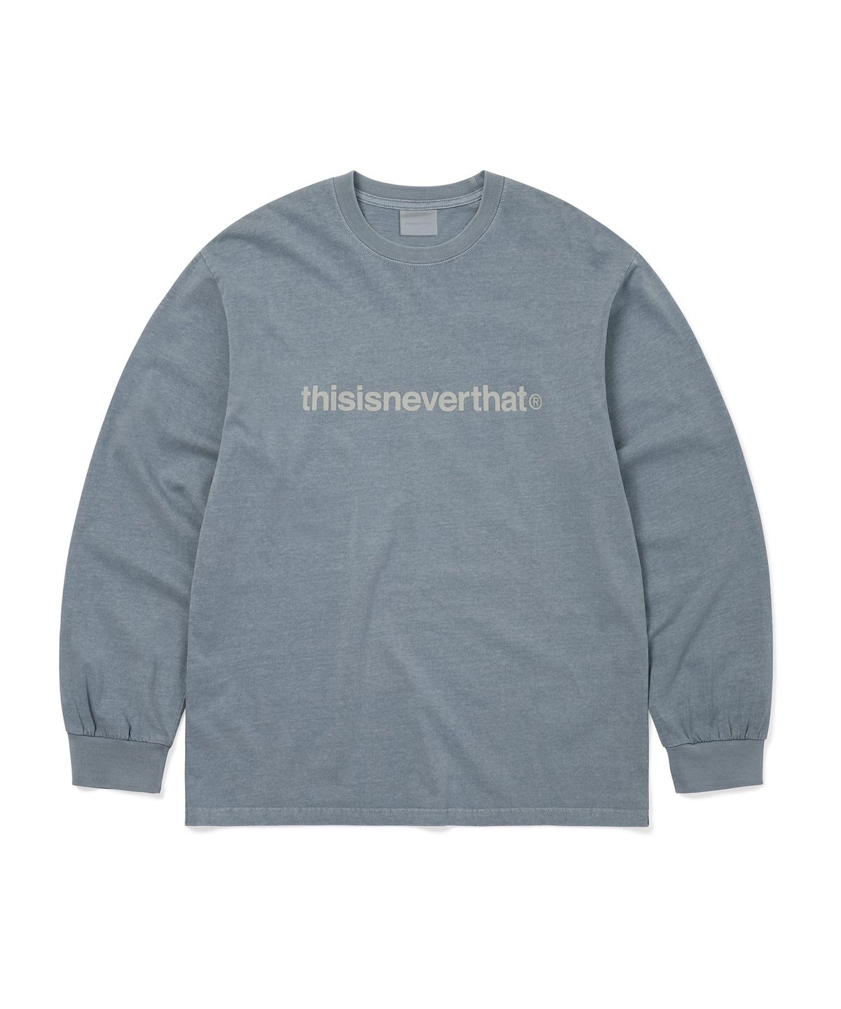 디스이즈네버댓(THISISNEVERTHAT) T-Logo L/S Tee Ash Blue
