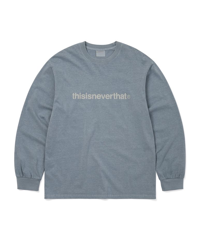 T-Logo L/S Tee Ash Blue