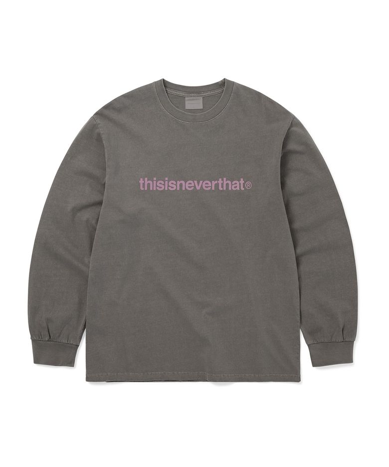 T-Logo L/S Tee Dark Grey