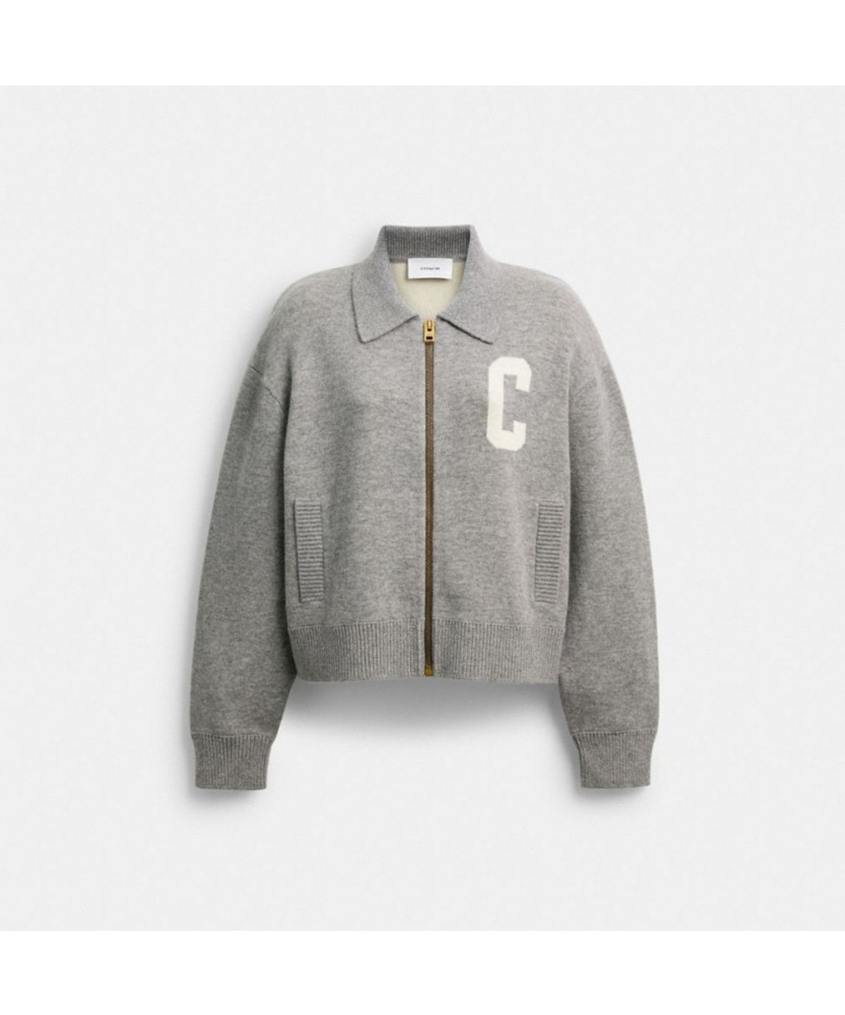 코치(COACH) 더블 페이스 지퍼 카디건 CEP81 NZ2