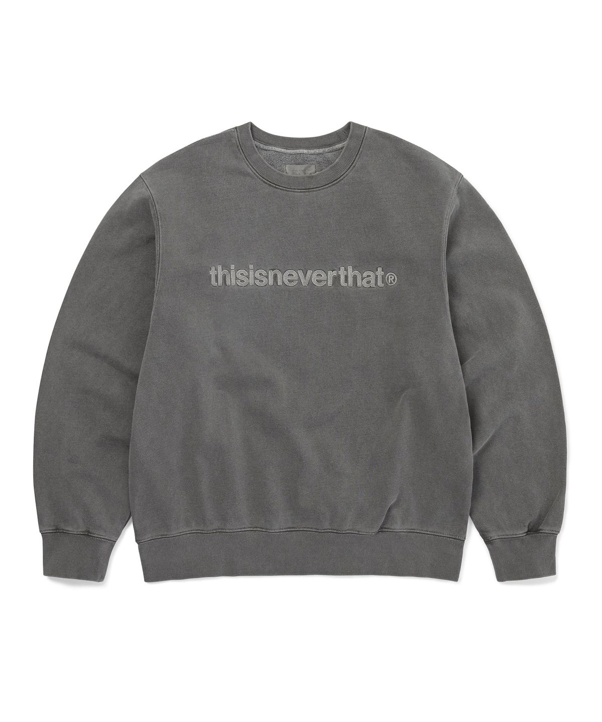 디스이즈네버댓(THISISNEVERTHAT) T-Logo Crewneck Charcoal