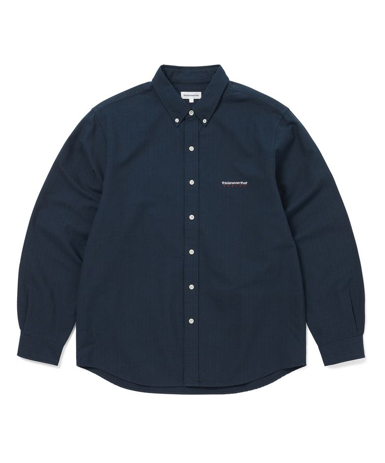 DSN Striped Oxford Shirt Navy