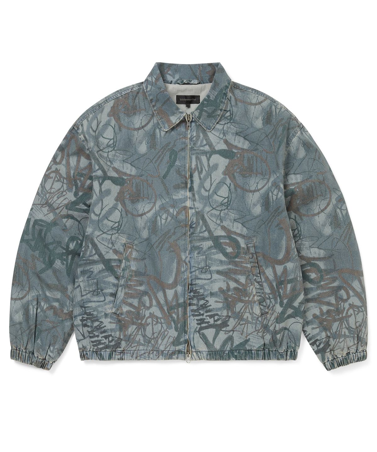 디스이즈네버댓(THISISNEVERTHAT) Denim Blouson Jacket Script