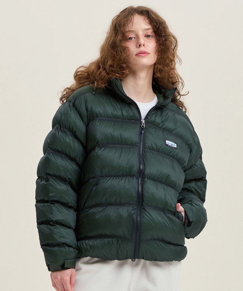 컬러라마 코델 패딩 자켓 KHAKI