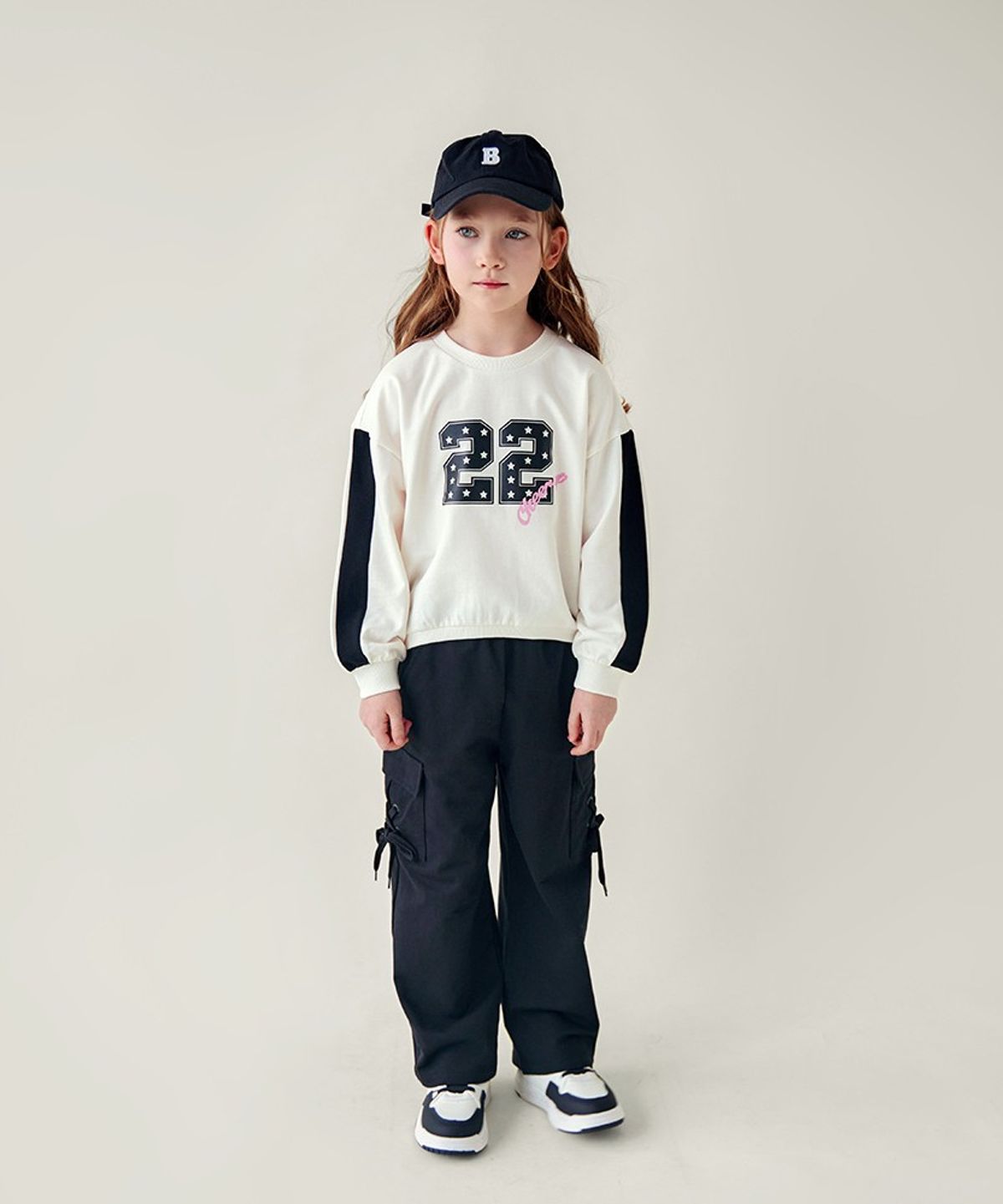 월튼키즈(WALTON KIDS) 걸리쉬빅넘버팬츠상하복